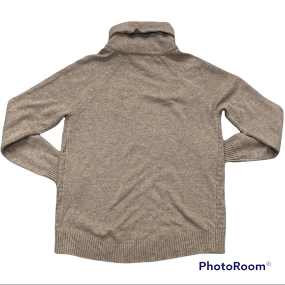 C&C California Super Soft Wool Blend Sweater Dark Academia Turtleneck Size L - Picture 2 of 5